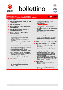 Bollettino n. 9/2014 - FabLab Open Day