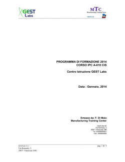 Proposta formativa Corso IPC A-610