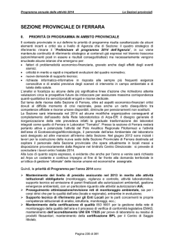 Sezioni provinciali