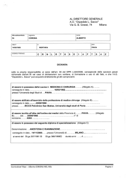CV dott. Corona Alberto