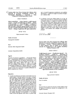 Corte &ndash; 2014 &ndash; Causa C613_12 &ndash; Sentenza &ndash; 6.2.2014