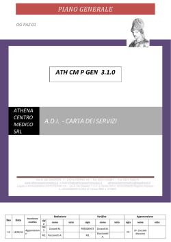 A.D.I. - CARTA DEI SERVIZI