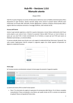 Hub-PA - Manuale utente