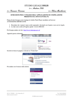 istruzioni programma fattura pa