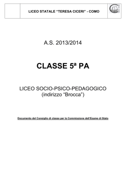 DOC 15 maggio 5 PA - Liceo Teresa Ciceri