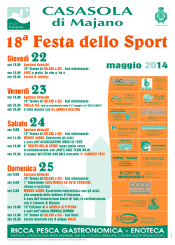 maggio 2014 - Associazione Amici di Tot&ograve;