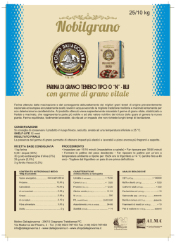 Farina Speciale NOBILGRANO "0" S Dallagiovanna - Pizza