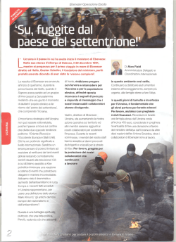 Ebenezer Operazione Esodo