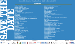 Scarica il programma definitivo delle sale!