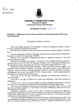 determinan. 458 - Comune di Tremestieri Etneo