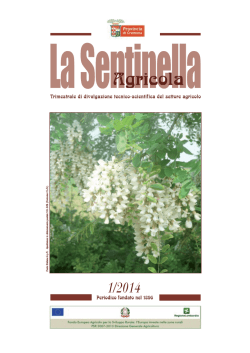 La Sentinella Agricola n. 1/2014