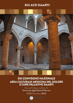 ACD SIAARTI 2014 Programma