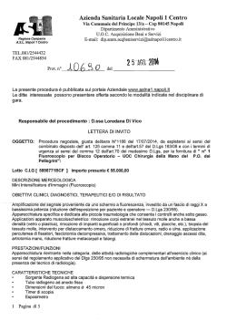 01 Disciplinare Fluoroscopio per Blocco Operatorio 2014