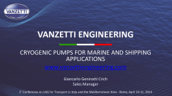 cryogenic pumps for marine and shipping applications
