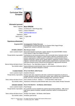 Curriculum Vitae Europass
