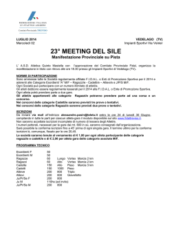 02/07 Vedelago - 23° Meeting del Sile