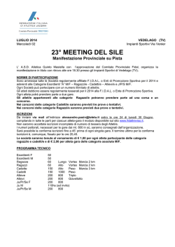 02/07 Vedelago - 23&deg; Meeting del Sile