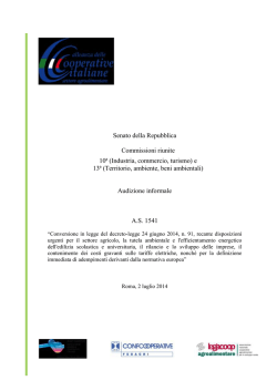 DOCUMENTO ACI AGROALIMENTARE