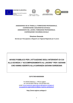 AVVISO YG SCHEDA 3 Accompagnamento al lavoro_RAS_rev