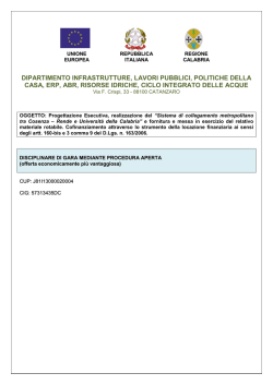 Disciplinare di gara