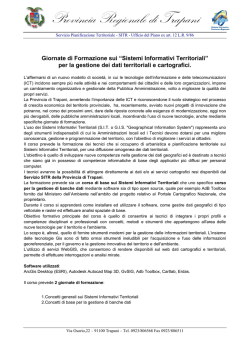 Programma - collegio dei geometri di Trapani