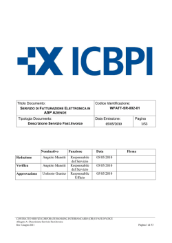 Allegato A - Descrizione del servizio Fast.Invoice