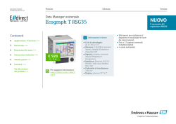 Ecograph T RSG35 - E-direct