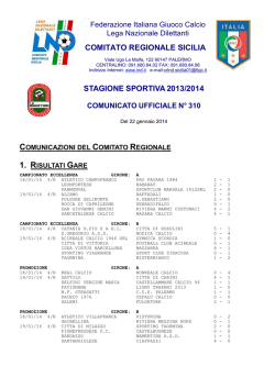 cu310 del 22 gennaio 2014