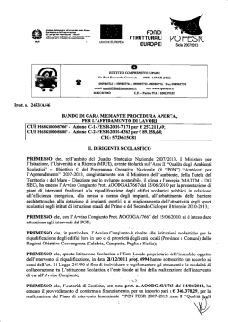 Bando di gara - Istituto Comprensivo Statale Lipari