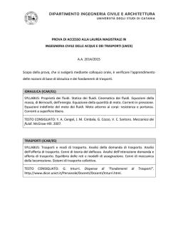 Indicazioni generali per la preparazione alla prova