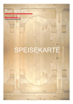 Speise - Corvatsch