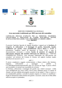 CAPITOLATO SPECIALE