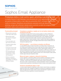 Sophos Email Appliance