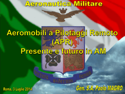 Aeronautica Militare - Centro Studi DEMETRA