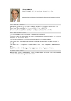 PIERO LONARDI