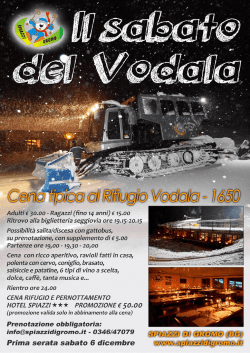 Il sabato del Vodala