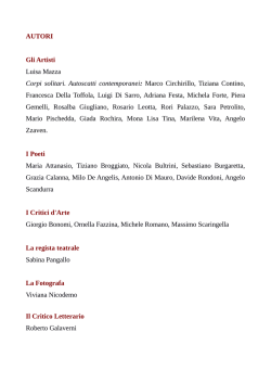 Programma 3 - Federculture