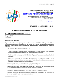del 11 settembre 2014