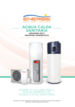 ACQUA CALDA SANITARIA