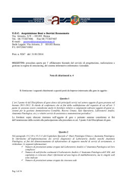 nota chiarimenti n.4