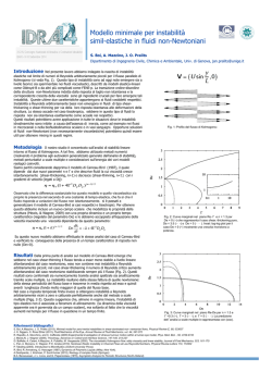 Modello minimale per instabilit&agrave; simil-elastiche in fluidi non
