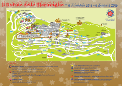 Mappa Mercatini Il Natale delle Meraviglie 2014-2015