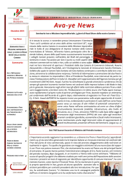 Ava-ye 12/2013 - Camera di Commercio Italo