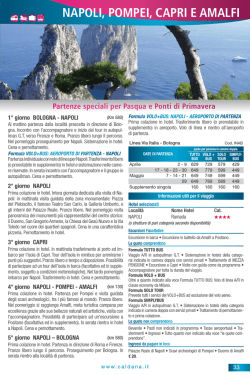 NAPOLI, POMPEI, CAPRI E AMALFI