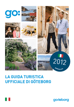 La guida turistica ufficiaLe di g&ouml;teborg