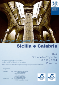 Book of Abstracts - Societ&agrave; Chimica Italiana