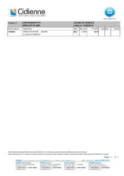 CONTROSOFFITTI GRIGLIATI IN ABS LISTINO DI