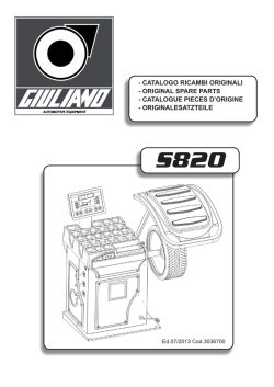 catalogo ricambi originali - Autec