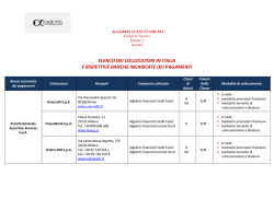 elenco dei collocatori in italia e rispettive banche incaricate dei