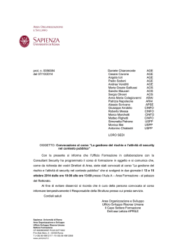 prot. n. 0056384 Daniele Chiaromonte AGE del 07/10